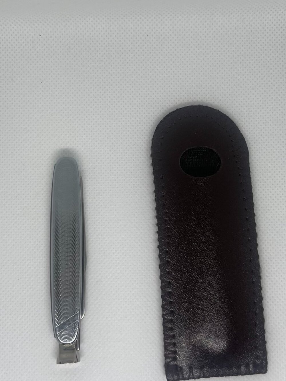 Vintage Sheffield England Sailor Rigging Knife w/ Leather Case - Picture 8 of 9
